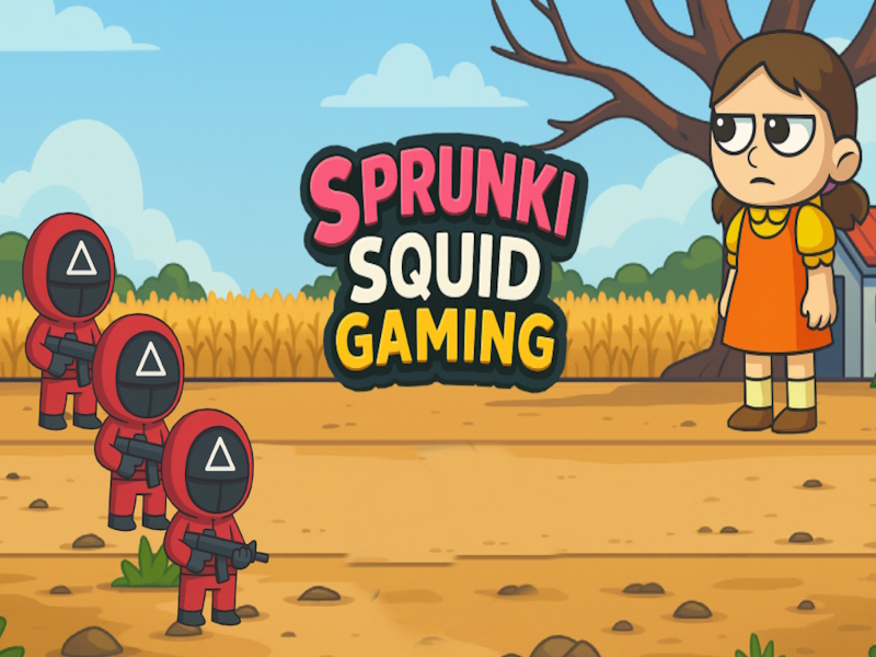 游戏Sprunki Squid遊戲在线