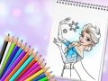 游戏驚人的公主塗色書在线