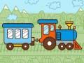 游戏兒童火車塗色在线