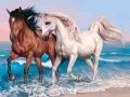 游戏動物拼圖：馬在线