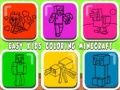 游戏簡單的兒童填色Minecraft在线
