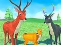 游戏鹿模擬器：動物家庭在线