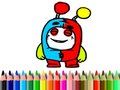 游戏回到學校：OddBods 塗色書在线