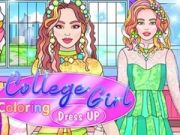 游戏大學女孩著色與打扮在线