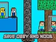 游戏拯救Obby和Noob兩名玩家在线