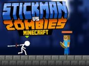 游戏火柴人對抗殭屍 Minecraft在线