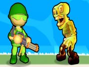 游戏Stickman殭屍的破壞在线