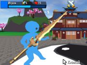 游戏劍上的Obby Stickman在线