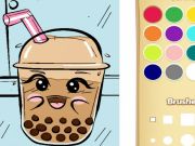 游戏Boba Tea著色書給孩子們在线