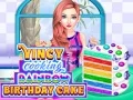 游戏Vincy 烹飪彩虹生日蛋糕在线