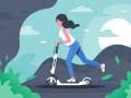 游戏電動滑板車騎乘拼圖在线