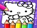 游戏Hello Kitty 塗色書在线