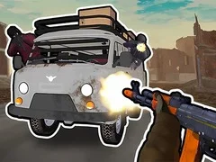 游戏公路追逐. 實境射擊槍械在线