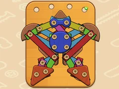 游戏木頭與螺絲拼圖在线