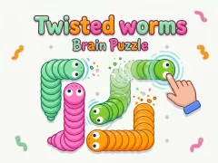 游戏Twisted worms Brain Puzzle在线