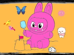 游戏Labubu著色冒險在线