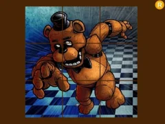游戏Fnaf Freddy 滑動拼圖在线