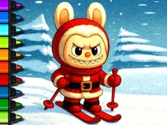 游戏輕鬆著色 Labubu 時間在线