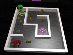 游戏3D 迷宮與機器人在线