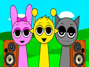 游戏Sprunki Monster音樂節拍在线