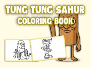 游戏唐·唐·薩赫（Tung Sahur）著色書在线