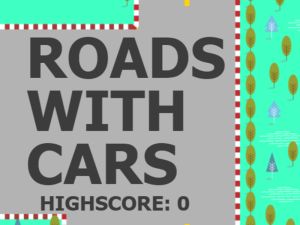 游戏帶有汽車的道路在线