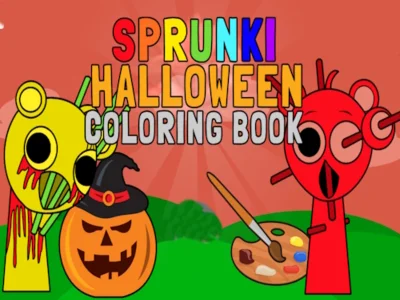 游戏Sprunki 萬聖節著色書在线 游戏Sprunki 萬聖節著色書在线