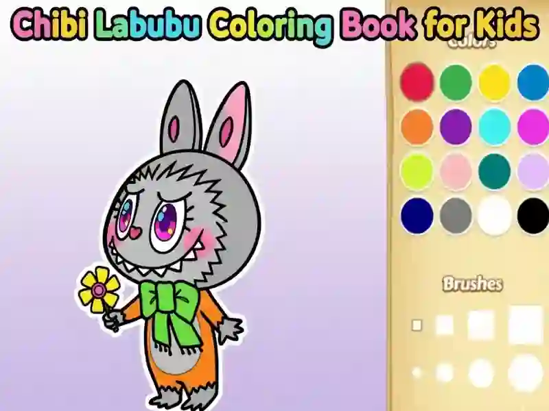 游戏《Chibi Labubu》兒童著色書在线