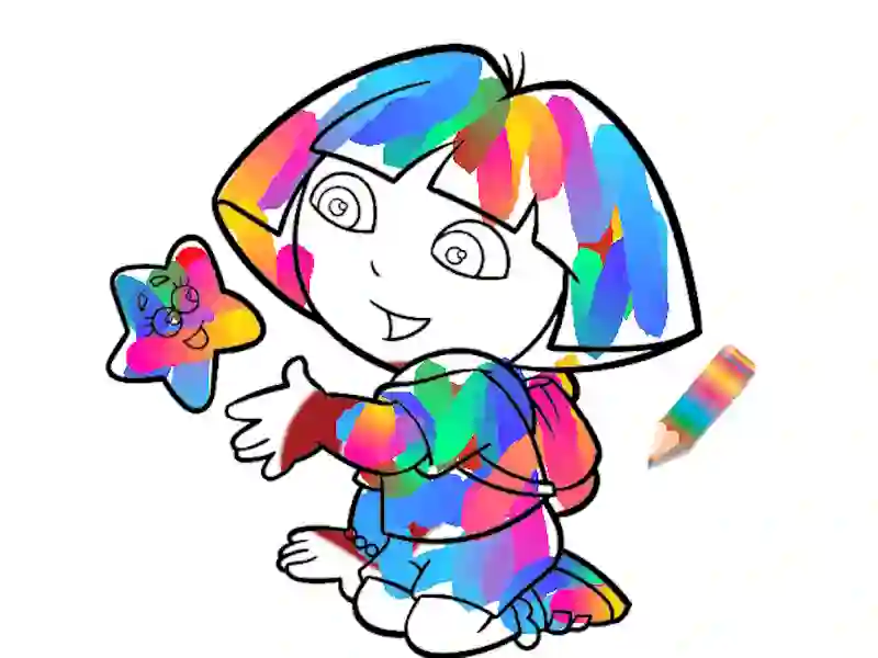 游戏叢林女孩：著色頁在线