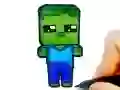 游戏簡單兒童塗色 Mineblox在线