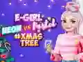 游戏霓虹燈對E女孩 #聖誕樹裝飾在线