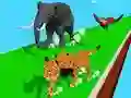 游戏動物變形賽跑3D在线