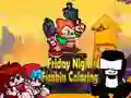 游戏星期五夜晚Funkin填色在线 游戏星期五夜晚Funkin填色在线