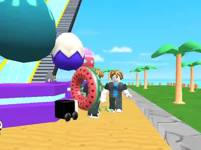 游戏Obby：攀登和滑梯在线