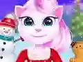 游戏貓女孩聖誕裝飾遊戲在线 游戏貓女孩聖誕裝飾遊戲在线