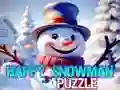 游戏快樂的雪人拼圖在线