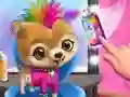游戏搖滾明星動物美髮沙龍在线