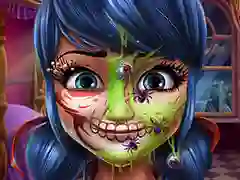 游戏點點女孩萬聖節妝扮在线