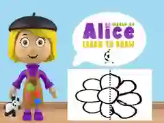 游戏愛麗絲的世界: 學習繪畫在线