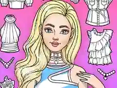 游戏女孩塗色和打扮遊戲在线 游戏女孩塗色和打扮遊戲在线