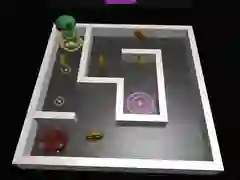 游戏3D 迷宮與機器人在线