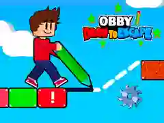 游戏Obby 畫畫逃脫在线