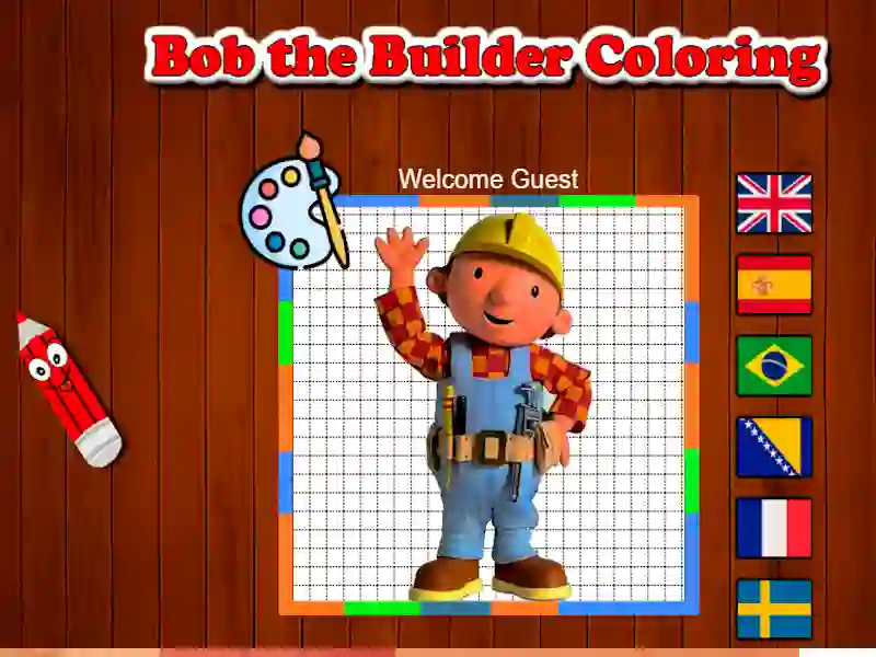 游戏Bob the Builder著色在线 游戏Bob the Builder著色在线