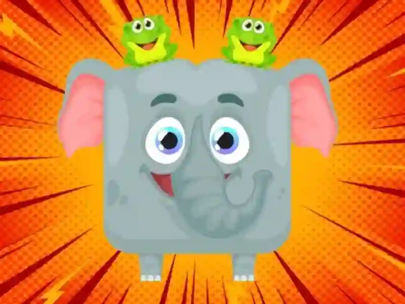 游戏果凍貝利。 做大象在线