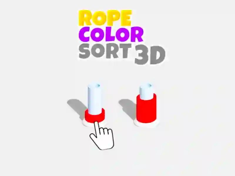 游戏繩索顏色排序3D在线 游戏繩索顏色排序3D在线