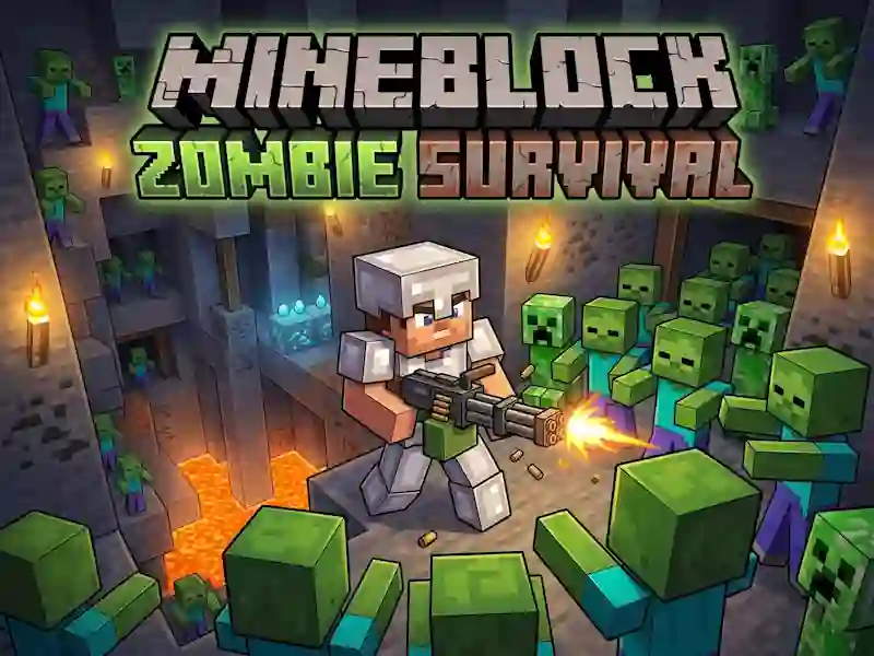 游戏Mineblock Zombie Survival在线