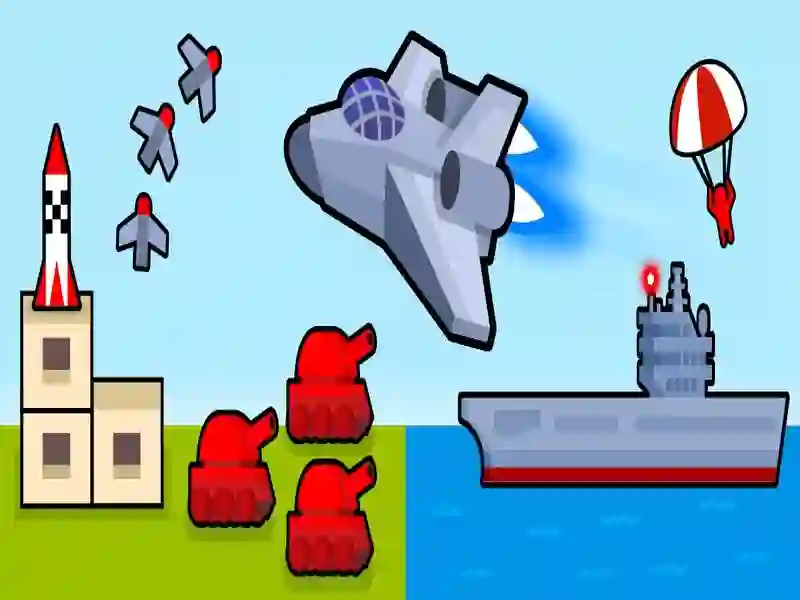 游戏轟炸機飛機：2D空襲在线