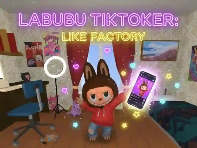 游戏Labubu TikToker：像工廠一樣在线