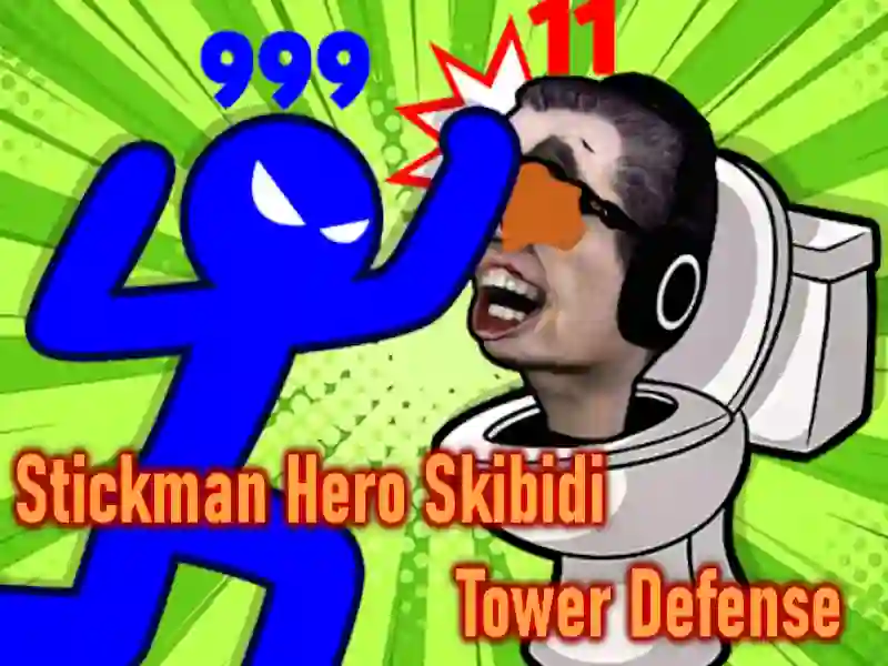 游戏Stickman Hero Skibidi Tower防禦在线