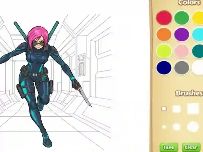 游戏邪惡的著色書在线